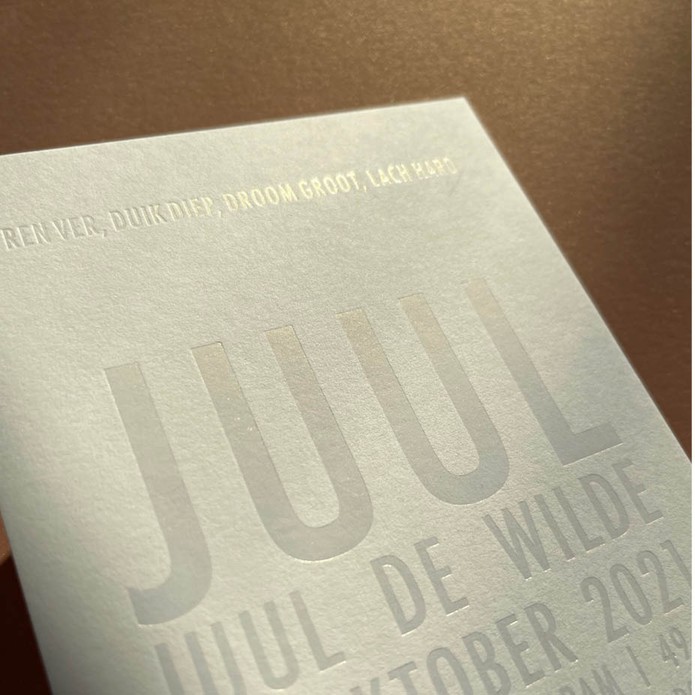 Minimalistisch geboortekaartje unisex