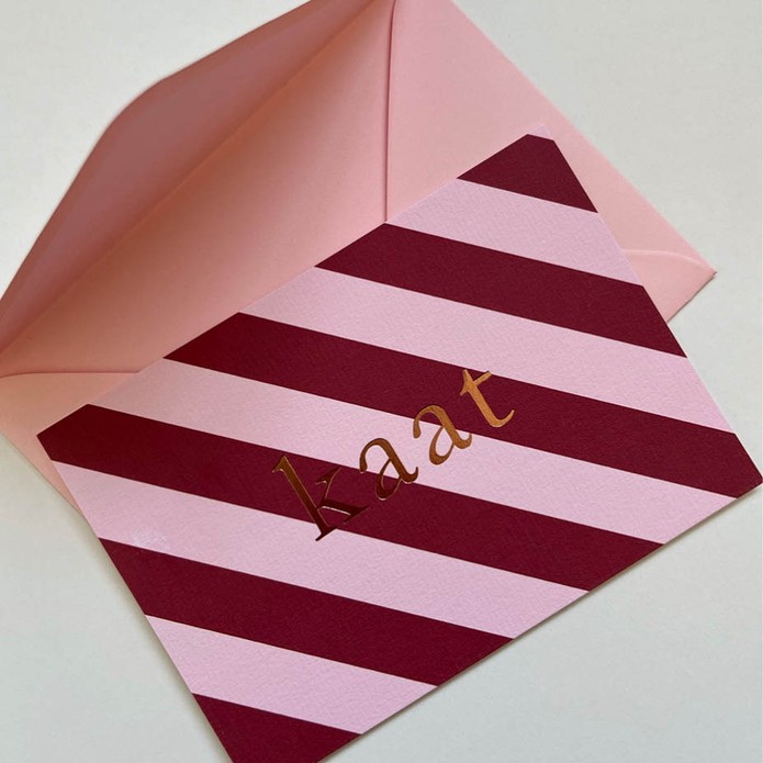 Bijzonder geboortekaartje meisje circus