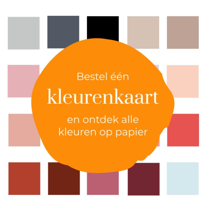 Kleurenkaart geboortekaartjes