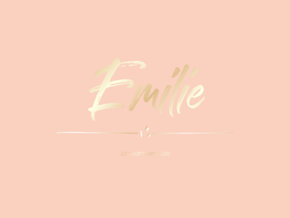 Lief geboortekaartje met maan en sterren meisje