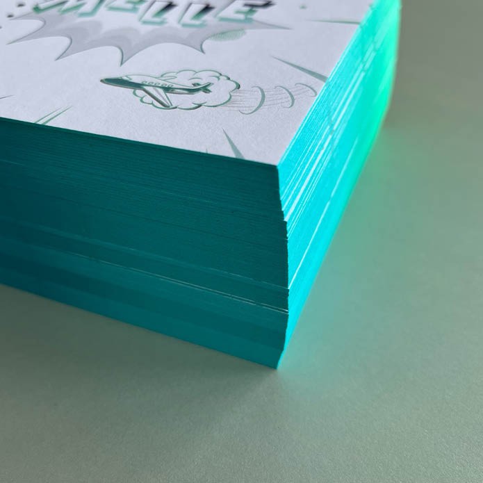 Regenboog kleur op snede - 3 kleuren ( + 1 werkdag )