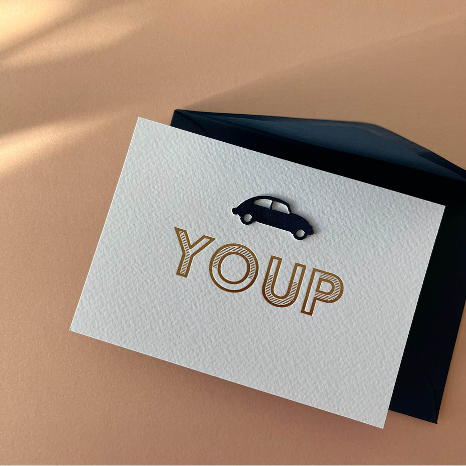 Reliëfpapier + bronsfolie | Maatwerk